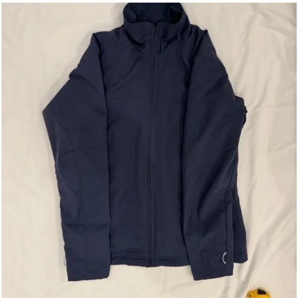 Columbia XCO Interchange Jacket S Blue Solid Outer Floral Liner Full Zip Women’s - Picture 7 of 10